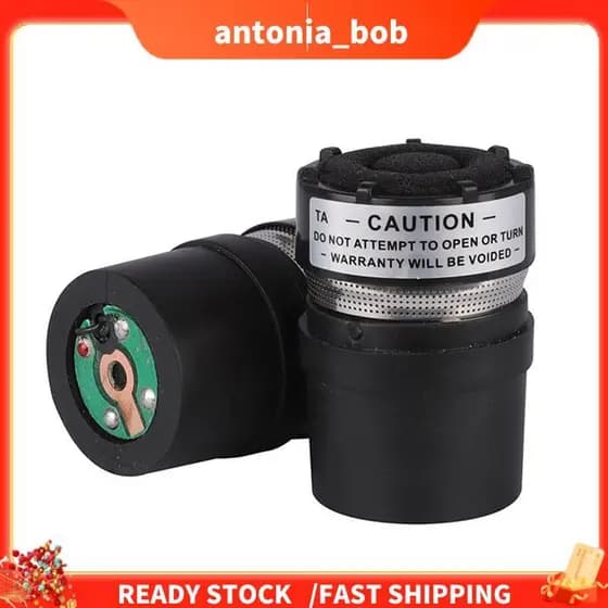 2pcs Cápsulas De Substituição De Captador De Cabeça De Som Núcleo De Microfone Dinâmico Para Fácil Instalação