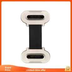 Cabo De Dados De Ângulo Duplo USB2.0 65W De Carga Rápida Plana USB-C Tipo Para Alimentação 2 Cm Ultrafino Laptop Tablet