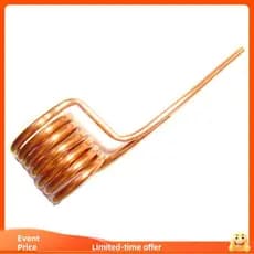 Bobina De Aquecimento Por Indução De Tubo De Cobre DIY ZVS T2 6 Mm De Diâmetro Externo Cabeça Sem Torneira Endurecida