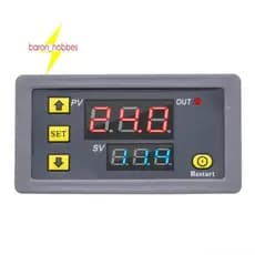Relé De Atraso De Tempo Digital Display LED Ciclo Temporizador Interruptor De Controle Ajustável Temporização