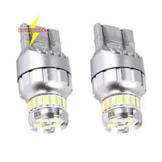 2 Pçs Carro T20 7440 W21W LED Canbus Luzes Reversas 7443 Lâmpada De Sinal De Freio Traseiro 6000K Super Brilhante