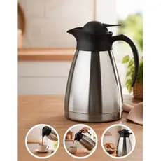 Garrafa Térmica Inox 1L bule térmico Premium Café Quente e Chá Gelado Com Alça Invicta