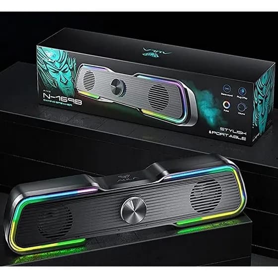 Caixa de Som Gaming Speaker Para PC e Notbook Aula