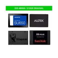 SSD 240G/256GB/480GB/500GB/512GB/ 960GB/1TB SANDISK/KINGSTON/ALLTEK/ADATA/GIGABYTE/ WD GREEN/CRUCIAL
