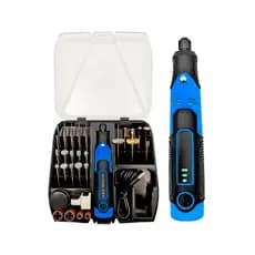 Mini Retífica Multifuncional Portátil 57 Em 1  Sem Fio  Ferramenta Elétrica Exbom p/ Artesanato Corte Lixamento