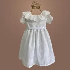 Vestido Bebê Laise Verano - Perfeito para Batizado e Casamento