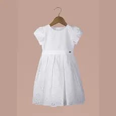 Vestido Bebê Laise Verano - Look Confortável para Batizado, Aniversários, Eventos e A no Novo