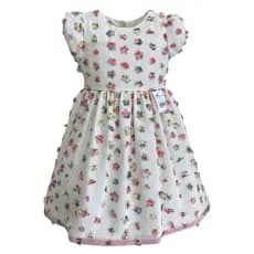 Vestido Bebê Day Dream 3D - Perfeito para Festas e Eventos