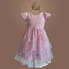 Vestido Bebê Unicórnio – Visual de Princesinha com Unicórnio