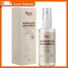 Blend De Oleos Amazonicos Apse Tratamento Brilho E Saúde Finalização Capilar Vegano Vegetal 60ml