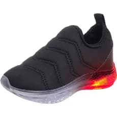 Tenis Led Infantil Calce facil Masculino Feminino Bordado