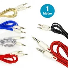 Kit 04 Cabo P2 Auxiliar P2-P2 de 1 Metro INOVA CBO-7381
