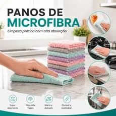 1/2/5 Pcs Pano De Prato Forte Absorção De Água Microfibras Casa Pano De Limpeza Super Absorvente Microfibra Toalha