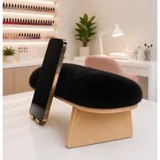 Apoio de Mão Manicure Pelúcia com Suporte de Celular