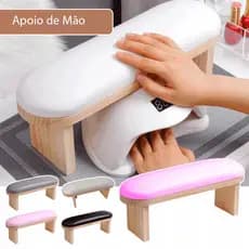Apoio de Mão Para Manicure Rústico Crua