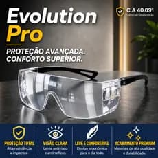 Óculos Proteção Epi Segurança Evolution Pro