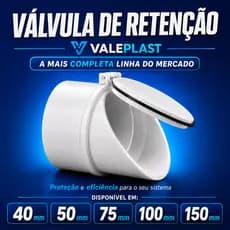 Válvula De Retenção Esgoto Branca