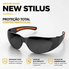 Óculos de Proteção EPI New Stylus Plus