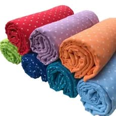 Lençol De Bolinha Casal s/ Elástico Algodão Cobertor De Dormir Varias Cores