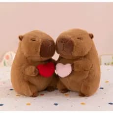 Brinquedo de Pelúcia Capivara, Animal de Pelúcia Multifuncional Engraçado Fofo Exclusivo Macio para Presentes 25cm.