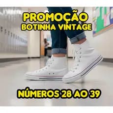 Tênis Botinha Vintage Star Casual – Confortável para Homem e Mulher