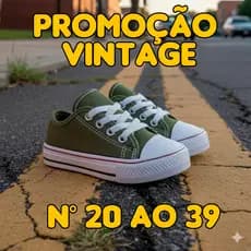 Tênis Casual Vintage Star Infantil Leve e Resistente Meninos e Meninas