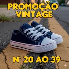 Tênis Vintage Star Infantil Escolar Moderno N 20 - 39 – Ideal para Meninos e Meninas