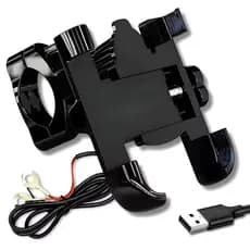 Suporte Moto com Carregador Firme Resistente ZL-MT-USB / Suporte Para Celular Bicicleta E Moto MM-ZXC