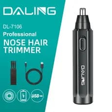Depilador de naliz DL-7106(carregado por cabo usb)/Daling DL-7107 Funciona com Pilha AA(Não inclusa)