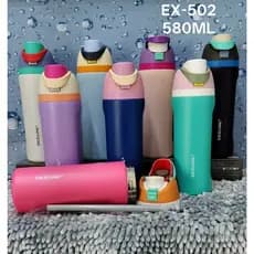 Garrafa térmica aço inoxidável esportiva 580/720/947ml portátil EX-502