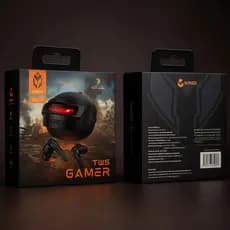 Fone De Ouvido Sem Fio Gamer Kaidi KD-777, Bluetooth 5.3 PRETO KAIDI Caixinha Capacete