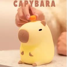 Luminária Capybara Silicone Night Light USB Luz Nocturna Recarregável LUMINARIA Tiktok