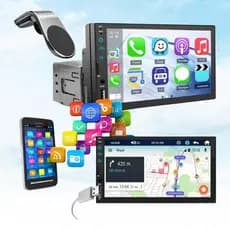Rádio De Carro Central Multimídia Universal 1 din MP5 Video Player Bluetooth 7 Polegada Tela Sensível Ao LEY-2064