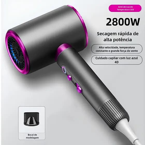 Secador De Cabelo Iónico Profissional De Alta Velocidade 110v Yis