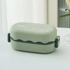 Marmita Bento 850ml Lunch Box Japonesa com Talher Divisórias Lancheira Portátil