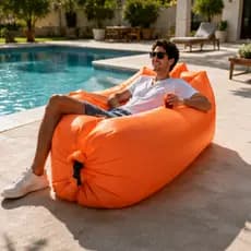 Sofá Inflável Portátil Camping Praia Piscina Air Lounger