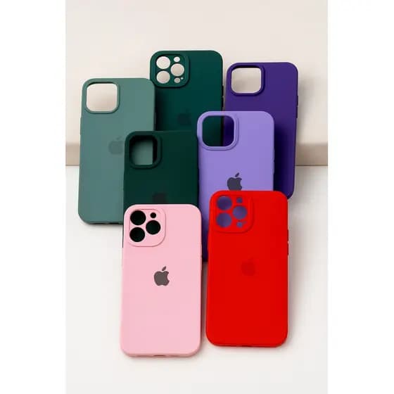 Capa iPhone 12 Pro Max - Case Silicone Premium com Veludo Interno e Proteção Câmera Fechada