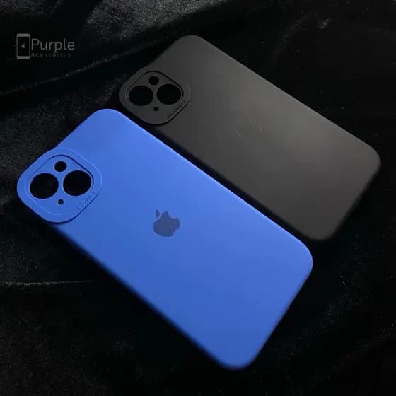 Capa iPhone 15 Plus Silicone Premium Antichoque – Proteção Completa e Toque Aveludado