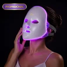Mascara Led facial Profissional 135 leds skin care Fototerapia estetica coreana