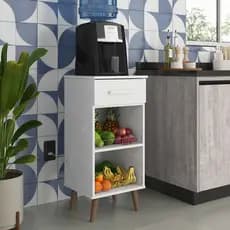 Balcão de cozinha organizador fruteira suporte para Filtro de agua com 1 Gaveta