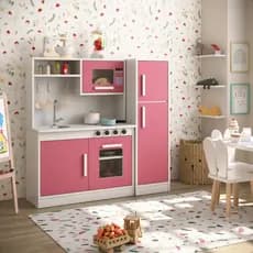 Kit Cozinha Infantil Binquedo Criança com Fogão Pia Microondas Educativo Oferta Cores