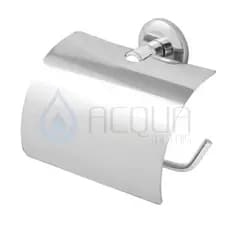 Papeleira Com Tampa Inox Porta papel Higiênico