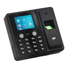 Relógio Ponto Digital Biométrico com Reconhecimento Facial Leitor de Digital Senha USB LCD Colorido