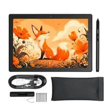 Mesa Digitalizadora com Tela 10.1” Full HD Touch Caneta Passiva USB-C Compatível Windows e Mac