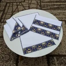 Kit 3 Fraldinhas de Boca + 3 Toalhinhas de Ombro para Bebê 100% Algodão