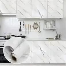 Adesivo para Cozinha Resistente a Água/Óleo/Fogo/Alta Temperatura- Usável em Fogão, Armários, Portas e Parede