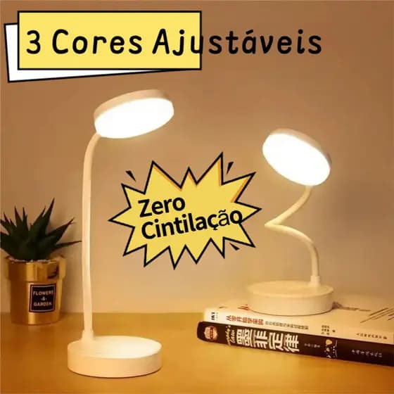 Luminária De Mesa Recarregável Led Com Proteção Os Olhos Usb Iluminaria Abajur Lâmpada De Mesa Para Quarto Dormitório