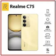 Celular Realme C75 256gb Memoria 8gb Ram Global Envio Imediato (COM CAPINHA E PELÍCULA DE CORTESIA)