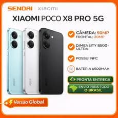 Celular Smartphone Xiaomi Poco X8 Pro 5G 256GB / 512GB Versão Global Original Lacrado Envio Imediato