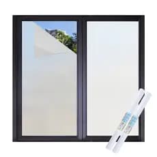 3m X 60cm Adesivo Jateado Liso Fosco Para Janela e Porta Vidro Box Sacada banheiros Elimina a Visão Sem Tirar a Luz